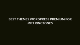 Best Themes WordPress Premium for MP3 Ringtones